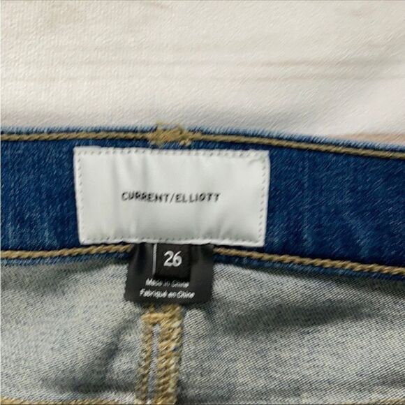 Current/Elliott Distressed Jeans - Picture 4 of 14